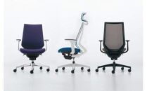 Mdw3_コクヨチェアー　デュオラ2(ダークグレージュ・本体白)／可動肘・ヘッドレスト／フローリング用（Vキャスター）　／在宅ワーク・テレワークにお勧めの椅子