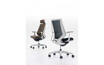 Mdw5_コクヨチェアー　デュオラ2(グラスグリーン・本体白)／可動肘・ヘッドレスト／カーペット用（Wキャスター）　／在宅ワーク・テレワークにお勧めの椅子