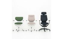 Mic4_コクヨチェアー　イング(ライトオリーブ・本体黒)／ヘッドレスト・メッシュ／フローリング用（Vキャスター）　／在宅ワーク・テレワークにお勧めの椅子