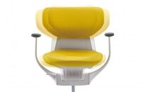 Mil3_コクヨチェアー　イング(ミディアムグレージュ・本体白)／ラテラル・ホワイト／フローリング用（Vキャスター）　／在宅ワーク・テレワークにお勧めの椅子