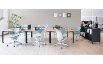 Mil2_コクヨチェアー　イング(ソフトグレー・本体白)／ラテラル・ホワイト／カーペット用（Wキャスター）　／在宅ワーク・テレワークにお勧めの椅子