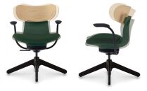 Mlb4_コクヨチェアー　イングライフ(ブリックレッド)／背合板・肘無し・フローリング用（Vキャスター）　／在宅ワーク・テレワークにお勧めの椅子