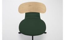 Mlb4_コクヨチェアー　イングライフ(ブリックレッド)／背合板・肘無し・カーペット用（Wキャスター）　／在宅ワーク・テレワークにお勧めの椅子