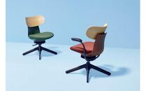 Mld3_コクヨチェアー　イングライフ(ディープグリーン)／背合板・肘つき・フローリング用（Vキャスター）　／在宅ワーク・テレワークにお勧めの椅子