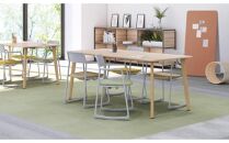 Mc03_コクヨチェアー　クーナ(オパールグリーン）　／在宅ワーク・テレワークにお勧めの椅子