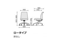 Men4_コクヨチェアー　エルア(ライトオリーブ・本体黒)／肘なし／フローリング用（Vキャスター）　／在宅ワーク・テレワークにお勧めの椅子