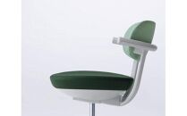 Mpb5_コクヨチェアー　パロ(オリーブイエロー・ベージュ）カーペット用（Wキャスター）　／在宅ワーク・テレワークにお勧めの椅子