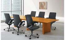 Mfl1_コクヨチェアー　フィロソフィー(ミディアムベージュ)／本革・カーペット用（Wキャスター）　／在宅ワーク・テレワークにお勧めの椅子