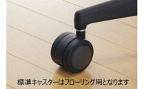 Mmc2_コクヨチェアー　モネット(ソフトテラコッタ)／クッション・ベージュ／フローリング用（Vキャスター）　／在宅ワーク・テレワークにお勧めの椅子