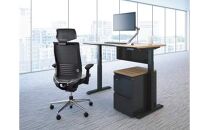 Mbh1_コクヨチェアー　ベゼル(ブラック)／ヘッドレスト／フローリング用（Vキャスター）／在宅ワーク・テレワークにお勧めの椅子