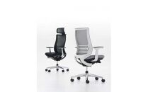 Mbh1_コクヨチェアー　ベゼル(ブラック)／ヘッドレスト／カーペット用（Wキャスター）／在宅ワーク・テレワークにお勧めの椅子