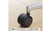 Mbh2_コクヨチェアー　ベゼル(ソフトグレー)／ヘッドレスト／カーペット用（Wキャスター）／在宅ワーク・テレワークにお勧めの椅子