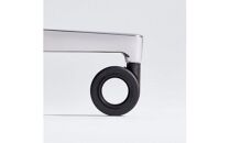 Mfa2_コクヨチェアー　ファブレ革張り(スモークブラウン)／ストライプタイプ／フローリング用（Vキャスター）　／在宅ワーク・テレワークにお勧めの椅子