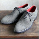 エレファントレザー内羽根ストレートチップ【エレファント革靴レザーフルオーダーメイド竜田靴一人ひとりに合わせた足型（木型orプラスチック）あなただけの靴大阪府門真市】