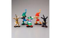 藤城清治 光と影のファンタジー フィギュアコレクション （6入BOX）【藤城清治 光と影のファンタジー フィギュアコレクション ミニフィギュア こびと（赤・青）、ネコ（黒・トラ猫）、ケロヨンの5作品 大阪府 門真市 】