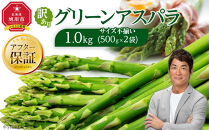 【先行予約】訳ありグリーンアスパラサイズ不揃い1kg（500g×2袋）2026年5月から発送開始予定 【 アスパラ アスパラガス 朝採り とれたて 野菜 旬 小分け 保存 産直 産地直送 お取り寄せ 旭川市 北海道 】_04841