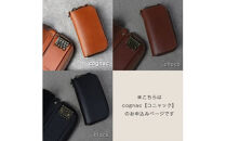 【色/コニャック】&nbsp;ラウンドファスナーキーケース&nbsp;本革&nbsp;レザー&nbsp;【革&nbsp;レザー&nbsp;大阪府&nbsp;門真市&nbsp;】