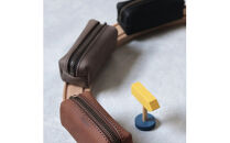 【色/グレー】&nbsp;tren(トレン)&nbsp;ミニポーチ&nbsp;本革&nbsp;レザー【&nbsp;TowaRe:［トワリ］&nbsp;本革&nbsp;レザー&nbsp;お中元&nbsp;お歳暮&nbsp;大阪府&nbsp;門真市&nbsp;】