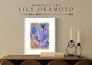 【2枚組】インテリアになるモダンアート　原画　&nbsp;A4サイズ&nbsp;飾りやすいサイズ　額装済み