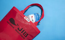 バケツトートM(レッド)とバリットポシェットS(お楽しみカラー)セット