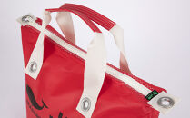 ファスナートートM(レッド)