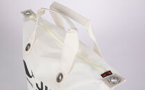 ファスナートートM(ホワイト)