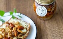 357.ナッツの蜂蜜漬け2個セット｜蜂蜜 はちみつ 蜂蜜漬け ナッツ 甘い ヘルシー  朝食 ヨーグルト クラッカー くるみ アーモンド カシューナッツ マカデミアナッツ 鳥取県 北栄町 おすすめ 人気