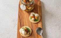 359.ナッツの蜂蜜漬け＆アカシアハニー＆ハニーショコラ＆エトワール＆ピーナッツハニーのセット　各1個｜アカシアハニー はちみつ 蜂蜜 ナッツ 甘い ヘルシー  朝食 くるみ アーモンド カシューナッツ マカデミアナッツ ショコラ 鳥取県 北栄町 おすすめ 人気