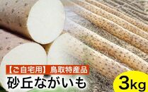 おすすめ [ご自宅用]鳥取特産品 砂丘ながいも(カット)3kg[家庭用 長芋 芋 いも とろろ 鳥取県産 北栄町 訳あり 新鮮 おすすめ 人気 鳥取県産]