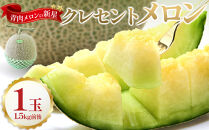 784.【先行予約】青肉メロンの新星「クレセントメロン」1.5kg前後×1玉　※2026年７月中旬より順次発送【メロン&nbsp;くだもの&nbsp;果物&nbsp;フルーツ&nbsp;甘い&nbsp;先行予約&nbsp;鳥取県&nbsp;北栄町&nbsp;おすすめ&nbsp;人気】