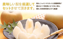 955.【訳あり】シャインマスカット（350ｇ前後）と旬の梨（5玉）セット※8月下旬頃～9月中旬頃に順次発送【先行予約&nbsp;シャインマスカット&nbsp;マスカット&nbsp;葡萄&nbsp;ぶどう&nbsp;梨&nbsp;なし&nbsp;果物&nbsp;フルーツ&nbsp;くだもの&nbsp;鳥取県&nbsp;北栄町&nbsp;おすすめ&nbsp;人気&nbsp;送料無料】