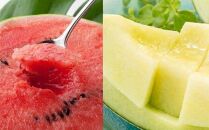 ＼2026年産先行予約／【品種はおまかせ】小玉スイカ1玉とメロン1玉セット&nbsp;※2026年6月中旬頃～7月中旬頃に順次発送予定&nbsp;|&nbsp;西瓜&nbsp;スイカ&nbsp;小玉&nbsp;すいか&nbsp;メロン&nbsp;めろん&nbsp;果物&nbsp;フルーツ&nbsp;くだもの&nbsp;鳥取県&nbsp;北栄町&nbsp;おすすめ&nbsp;人気&nbsp;送料無料