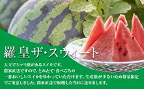 623.【先行予約】大玉スイカ『羅皇ザ・スウィート』（こちらの西瓜は大栄西瓜ではありません） ◇2025年7月上旬～7月中旬頃に順次発送