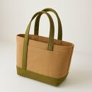 NUNUTOTO　ベージュ×モスグリーン　Sサイズ