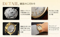 【KUOE】アンティーク腕時計&nbsp;ROYAL&nbsp;SMITH&nbsp;90-008&nbsp;ゴールド×ゴールド｜京都発&nbsp;腕時計&nbsp;メディア掲載多数&nbsp;人気ブランド&nbsp;おしゃれ［&nbsp;アンティークデザインウォッチ&nbsp;自動巻き&nbsp;34mm&nbsp;ケース&nbsp;男女兼用&nbsp;おすすめ&nbsp;プレゼント&nbsp;お祝い&nbsp;お取り寄せ&nbsp;通販&nbsp;送料無料&nbsp;ふるさと納税&nbsp;］