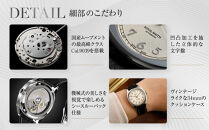 【KUOE】アンティーク腕時計&nbsp;ROYAL&nbsp;SMITH&nbsp;90-008&nbsp;シルバー×シルバー｜京都発&nbsp;腕時計&nbsp;メディア掲載多数&nbsp;人気ブランド&nbsp;おしゃれ［&nbsp;アンティークデザインウォッチ&nbsp;自動巻き&nbsp;34mm&nbsp;ケース&nbsp;男女兼用&nbsp;おすすめ&nbsp;プレゼント&nbsp;お祝い&nbsp;お取り寄せ&nbsp;通販&nbsp;送料無料&nbsp;ふるさと納税&nbsp;］