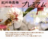 紀州南高梅 プレミアム 塩分約3％ 500g ［YM11m］ A-094a