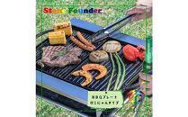 鋳物製 BBQプレート（Lサイズ） 枠板4枚セット ひこにゃんタイプ 石鋳テクノ