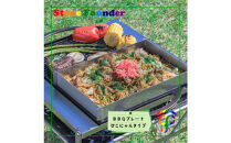 鋳物製 BBQプレート（Lサイズ） 枠板4枚セット ひこにゃんタイプ 石鋳テクノ