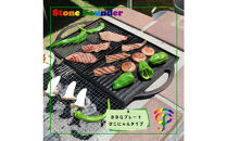 鋳物製 BBQプレート（Lサイズ） 枠板4枚セット ひこにゃんタイプ 石鋳テクノ