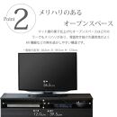 テレビボード&nbsp;&nbsp;【リノア&nbsp;120】&nbsp;ヒッコリーメテオ
