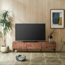 テレビボード&nbsp;【フィスバ&nbsp;160&nbsp;ローボード】&nbsp;ブラウン