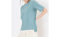 レディースカットソー&nbsp;半袖&nbsp;グリーン&nbsp;M