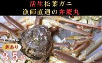 松葉ガニ 訳ありBセット※着日指定不可※【弁慶丸】