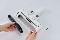 掃除機 充電式サイクロンスティッククリーナー SCDｰ185PM-WH ナチュラルホワイト