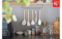 調理器具&nbsp;キッチンツール７点＋スタンドセット　KT-7SS　グレージュ