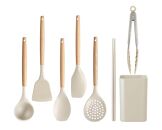 調理器具&nbsp;キッチンツール７点＋スタンドセット　KT-7SS　グレージュ