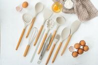 調理器具&nbsp;キッチンツール１１点＋スタンドセット　KT-11SS　グレージュ