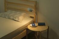 LEDデスクライトQi充電シリーズ&nbsp;平置きタイプ&nbsp;調光・調色　LDL-QFDL-W　ホワイト