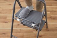 折りたたみステップ２段&nbsp;&nbsp;OSU-2R&nbsp;ダークグレー